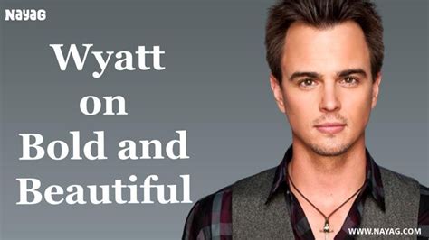 bold and beautiful wyatt spencer|is wyatt leaving b&b.